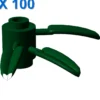 BAMBOO LEAVES 3X3 X 100