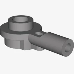 Bar 1L with 1 x 1 Round Plate with Hollow Stud X 200