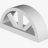 BOW WINDOW 1X4X1 2/3 X 50