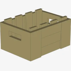 BOX 3X4 X 15