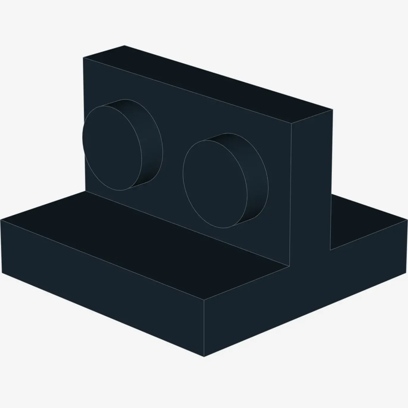 Bracket 2 x 2 - 1 x 2 Centered X 50