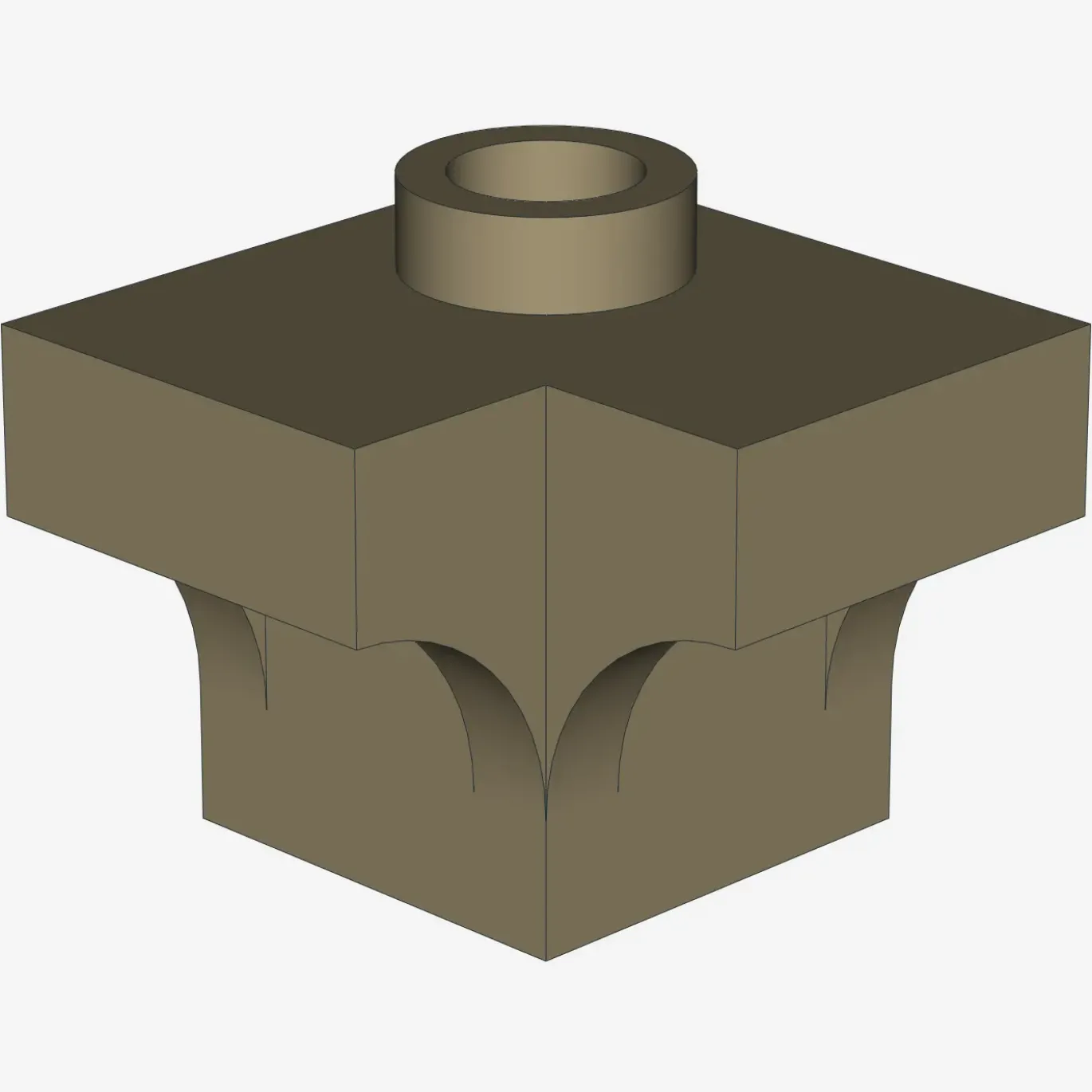 Brick, Arch 2 x 2 Corner X 100