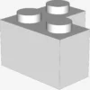 BRICK CORNER 1X2X2 X 50