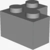 BRICK CORNER 1X2X2 X 300