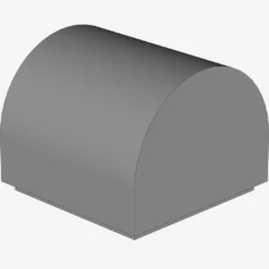 Brick, Modified 1 x 1 x 2/3 No Studs, Curved Top X 200