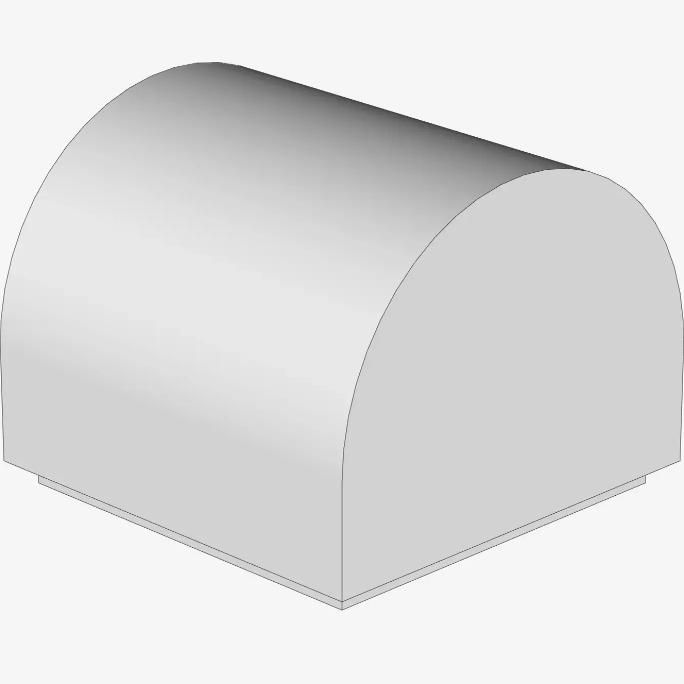 Brick, Modified 1 x 1 x 2/3 No Studs, Curved Top X 200