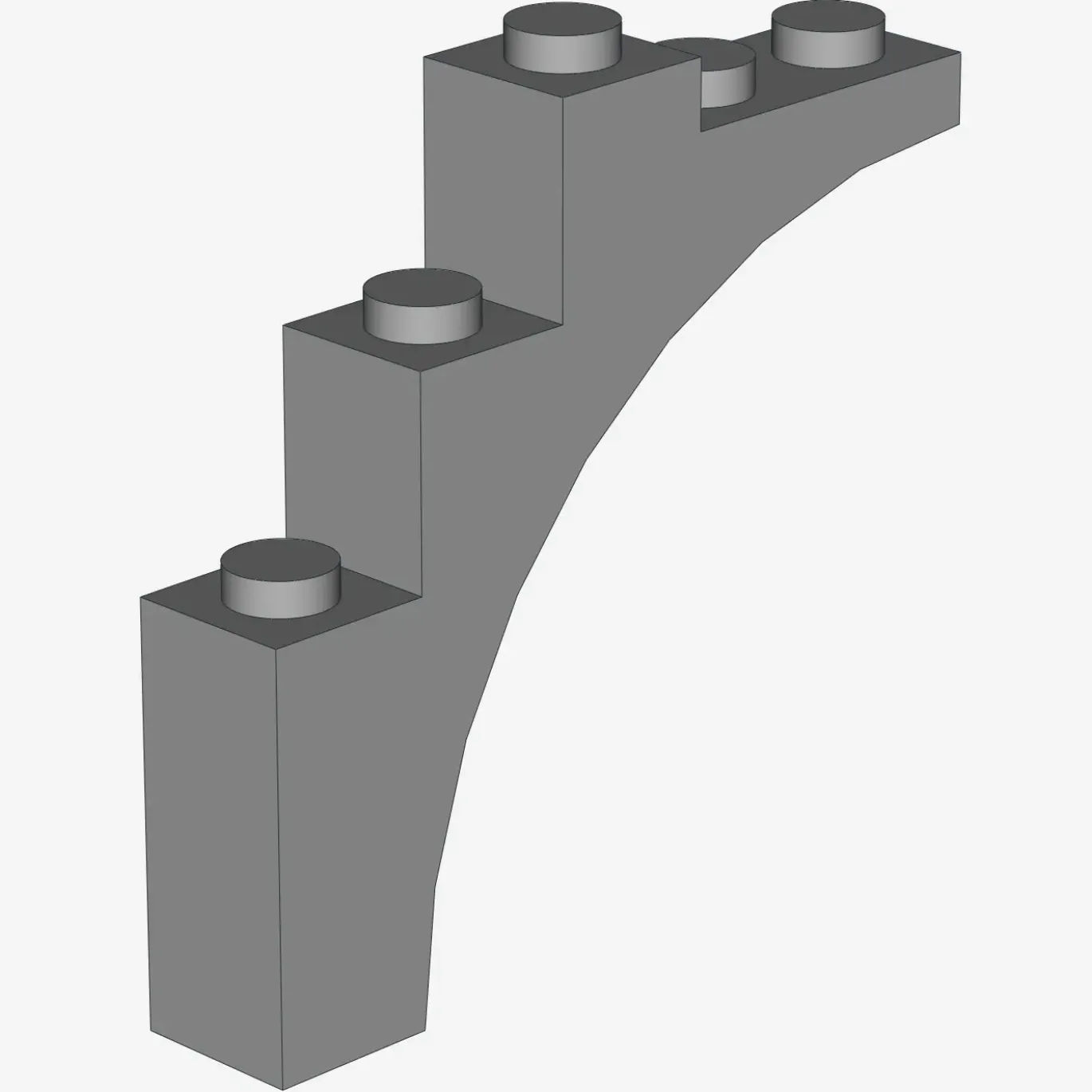 BRICK W. BOW 1X5X4