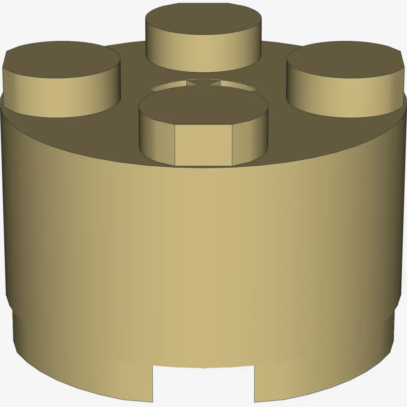 BRICK Ø16 W. CROSS X 50