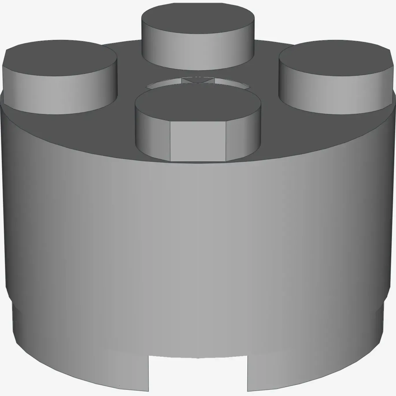 BRICK Ø16 W. CROSS X 50