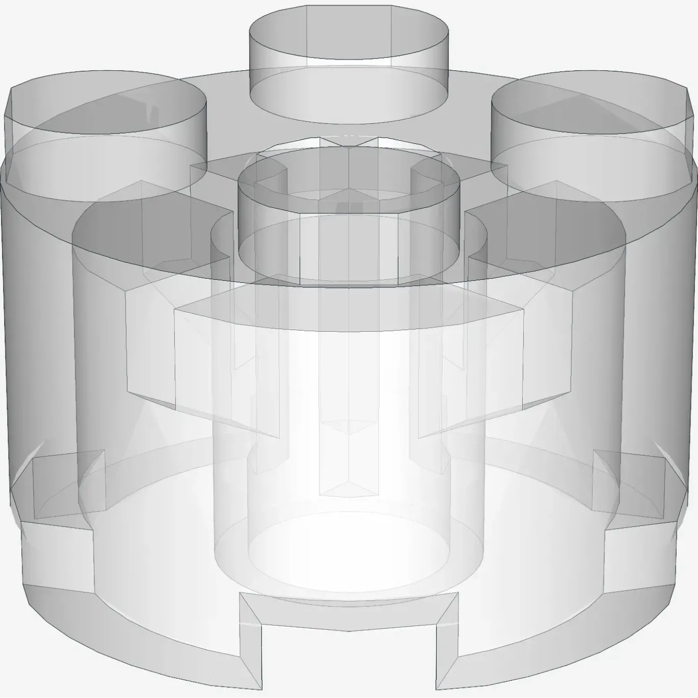 BRICK Ø16 W. CROSS X 50
