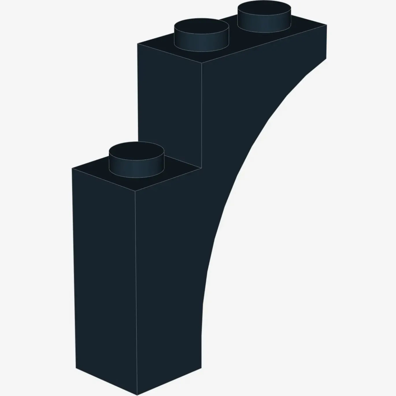 BRICK WITH BOW 1X3X3 X 25