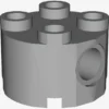 BRICK 2X2 ROUND WITH HOLE Ø4,85 X 50