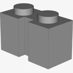 BRICK 1X2 W. GROOVE X 50