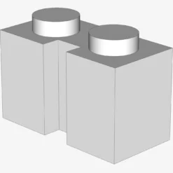 BRICK 1X2 W. GROOVE X 50