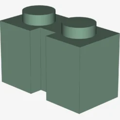 BRICK 1X2 W. GROOVE X 50