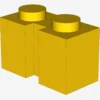 BRICK 1X2 W. GROOVE X 50
