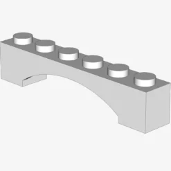 BRICK 1X6 W/INSIDE BOW X 25