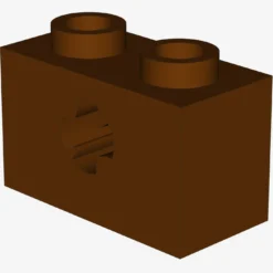 BRICK 1X2 WITH CROSS HOLE X 50