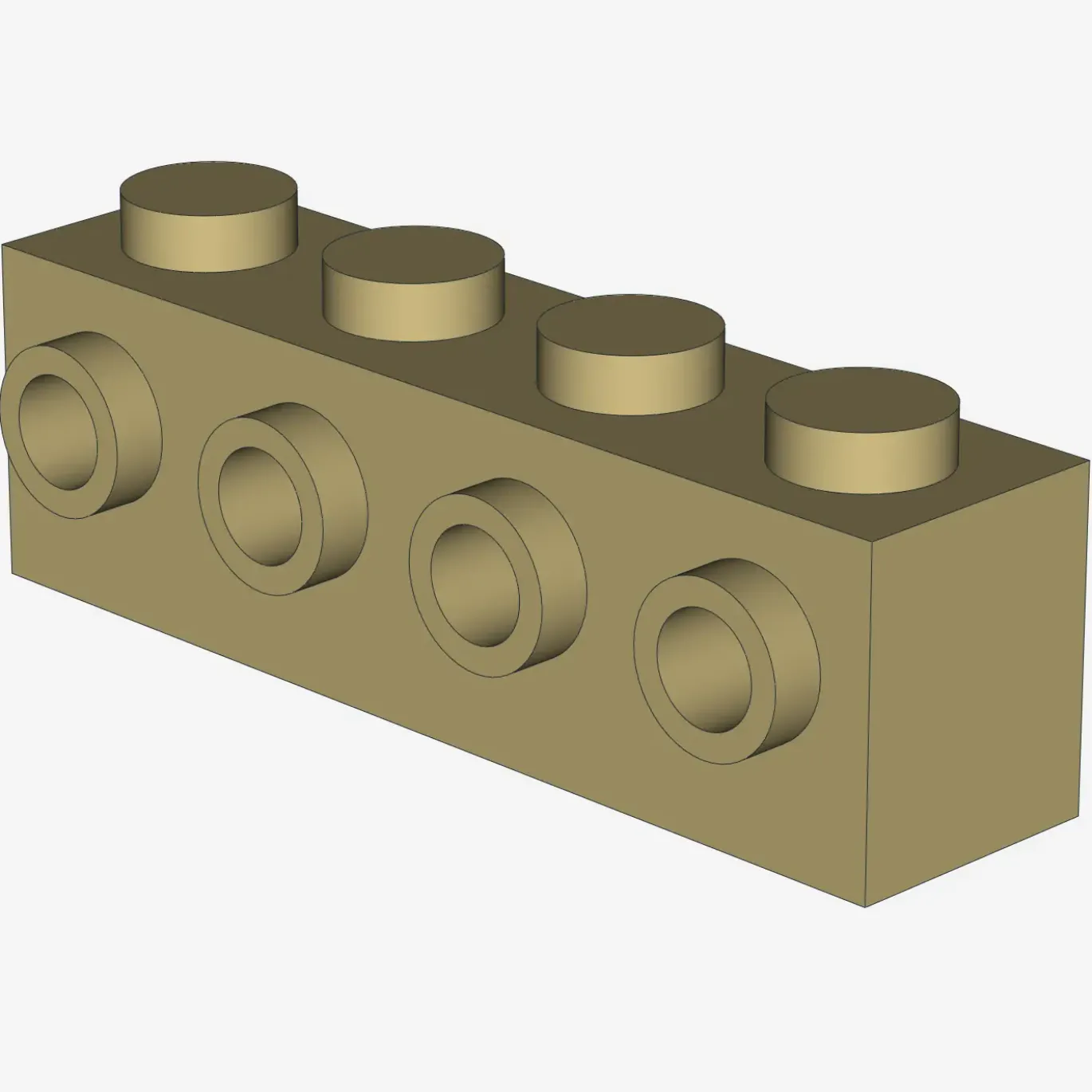 BRICK 1X4 W. 4 KNOBS X 25