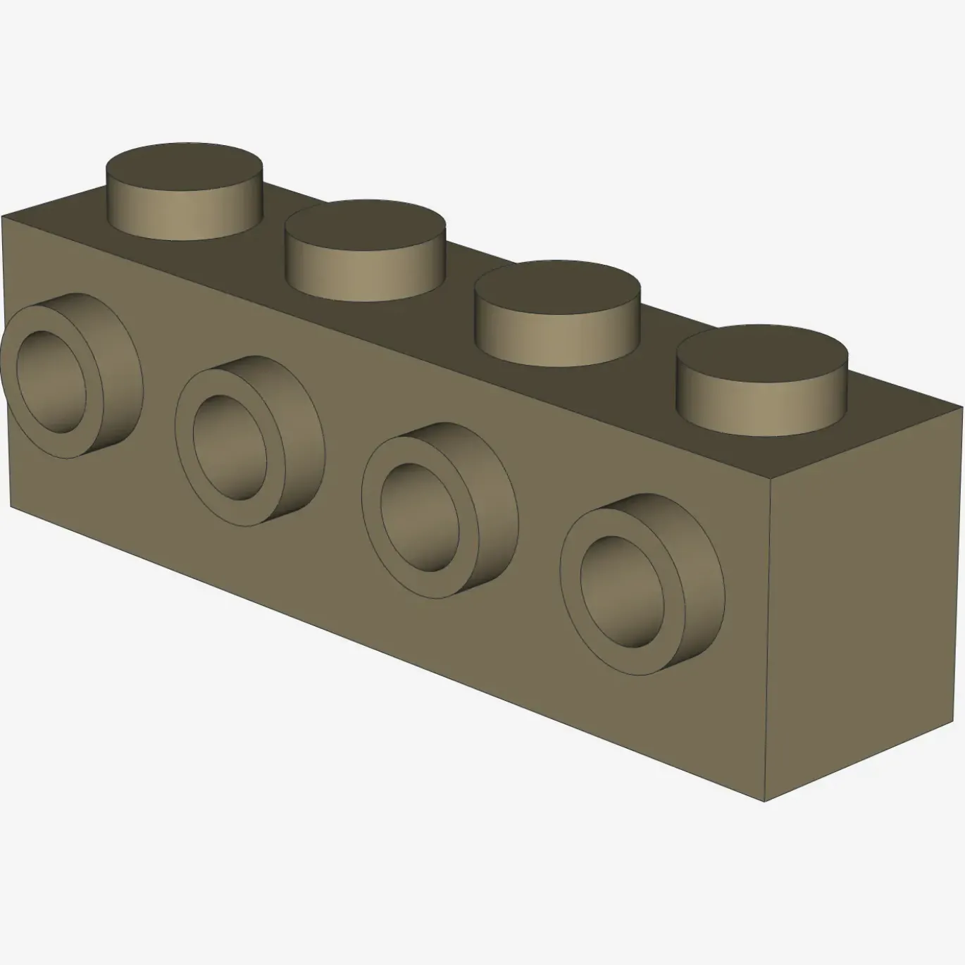 BRICK 1X4 W. 4 KNOBS X 25