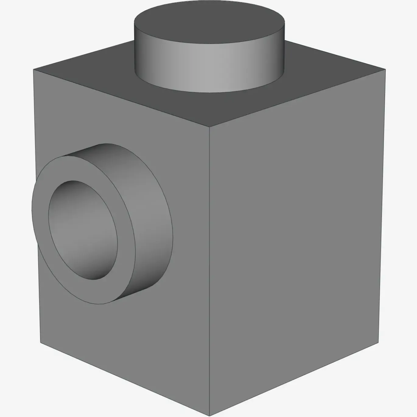BRICK 1X1 W. 2 KNOBS X 100