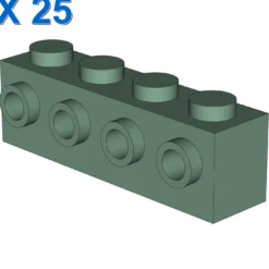BRICK 1X4 W. 4 KNOBS X 25