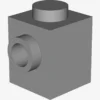 BRICK 1X1 W. 1 KNOB X 600