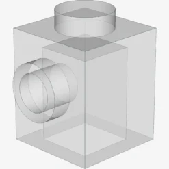 BRICK 1X1 W. 1 KNOB X 100