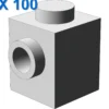 BRICK 1X1 W. 1 KNOB X 100