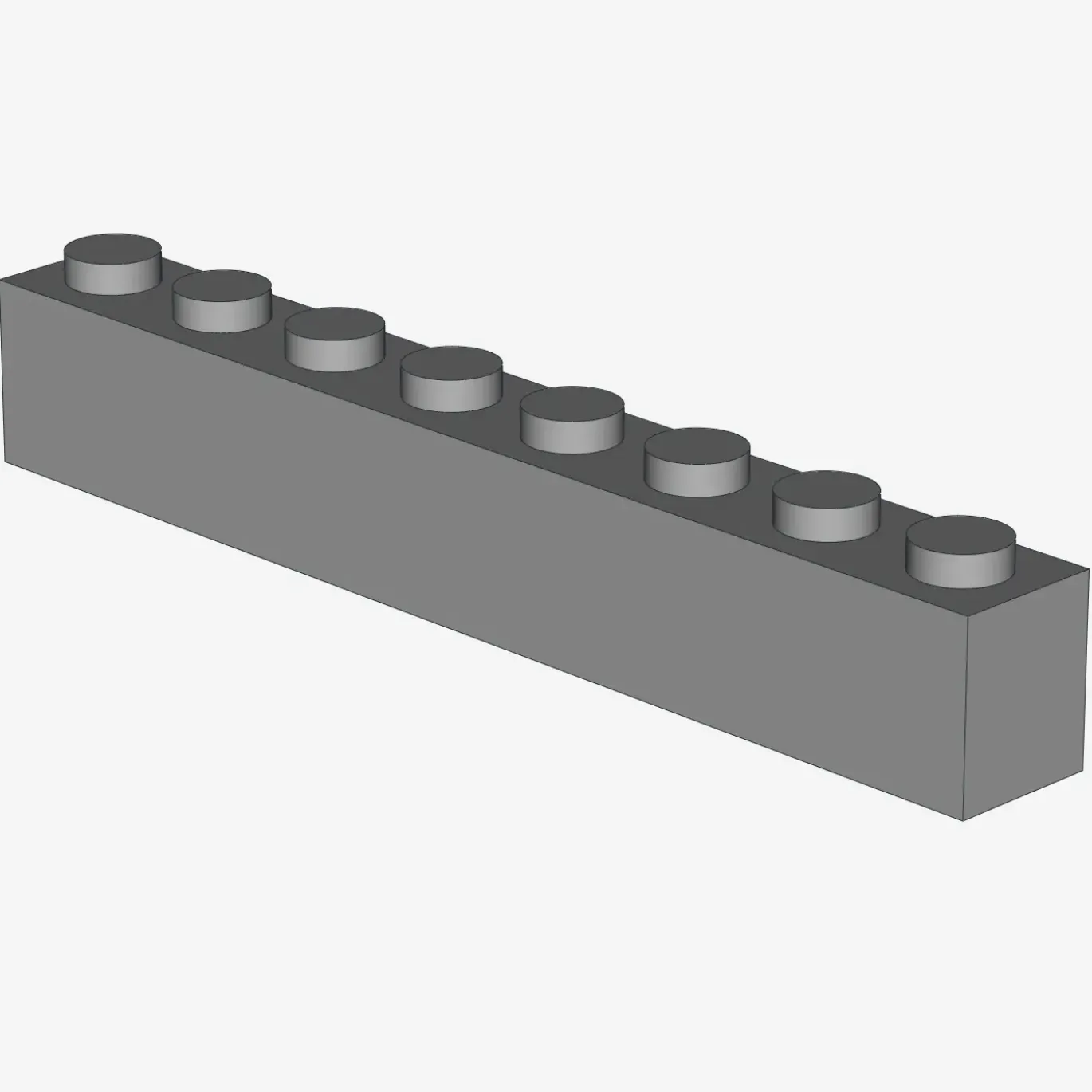 BRICK 1X8 X 90