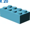 BRICK 2X4 X 20
