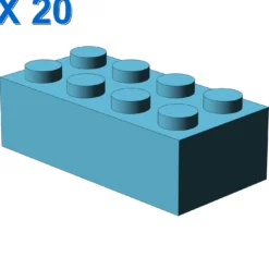 BRICK 2X4 X 20