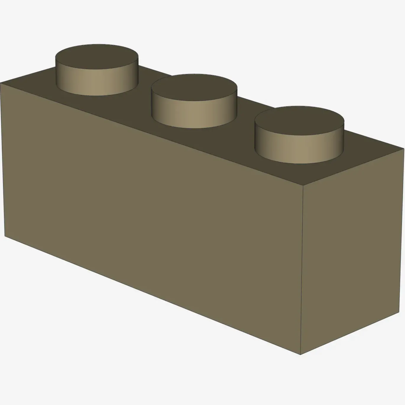 BRICK 1X3 X 50