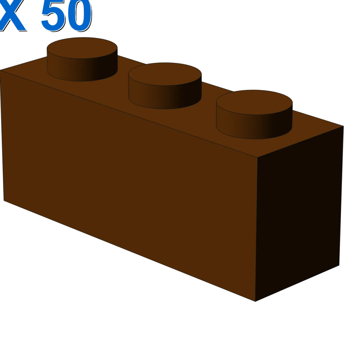 BRICK 1X3 X 50