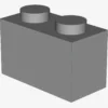 BRICK 1X2 X 50