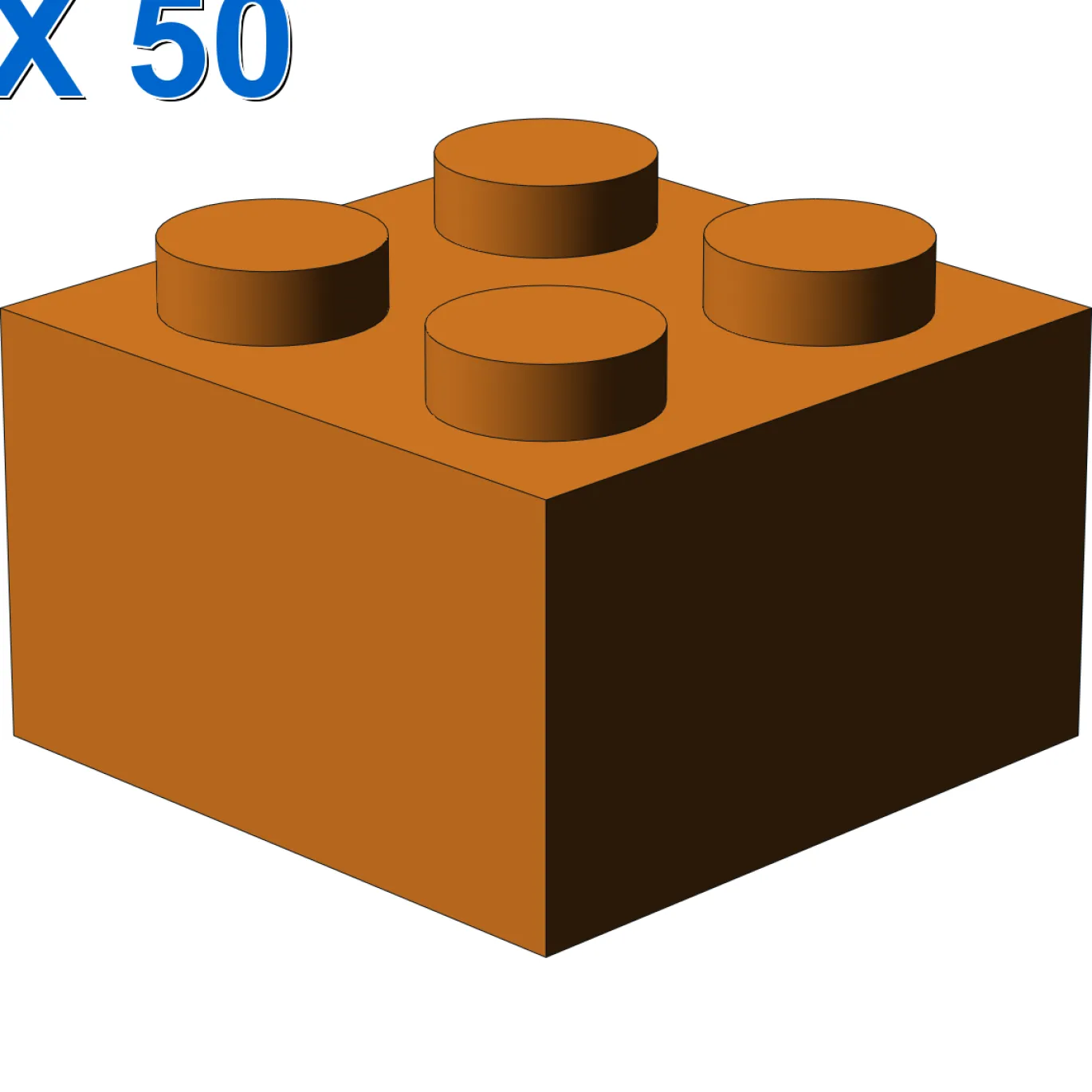 BRICK 2X2 X 50
