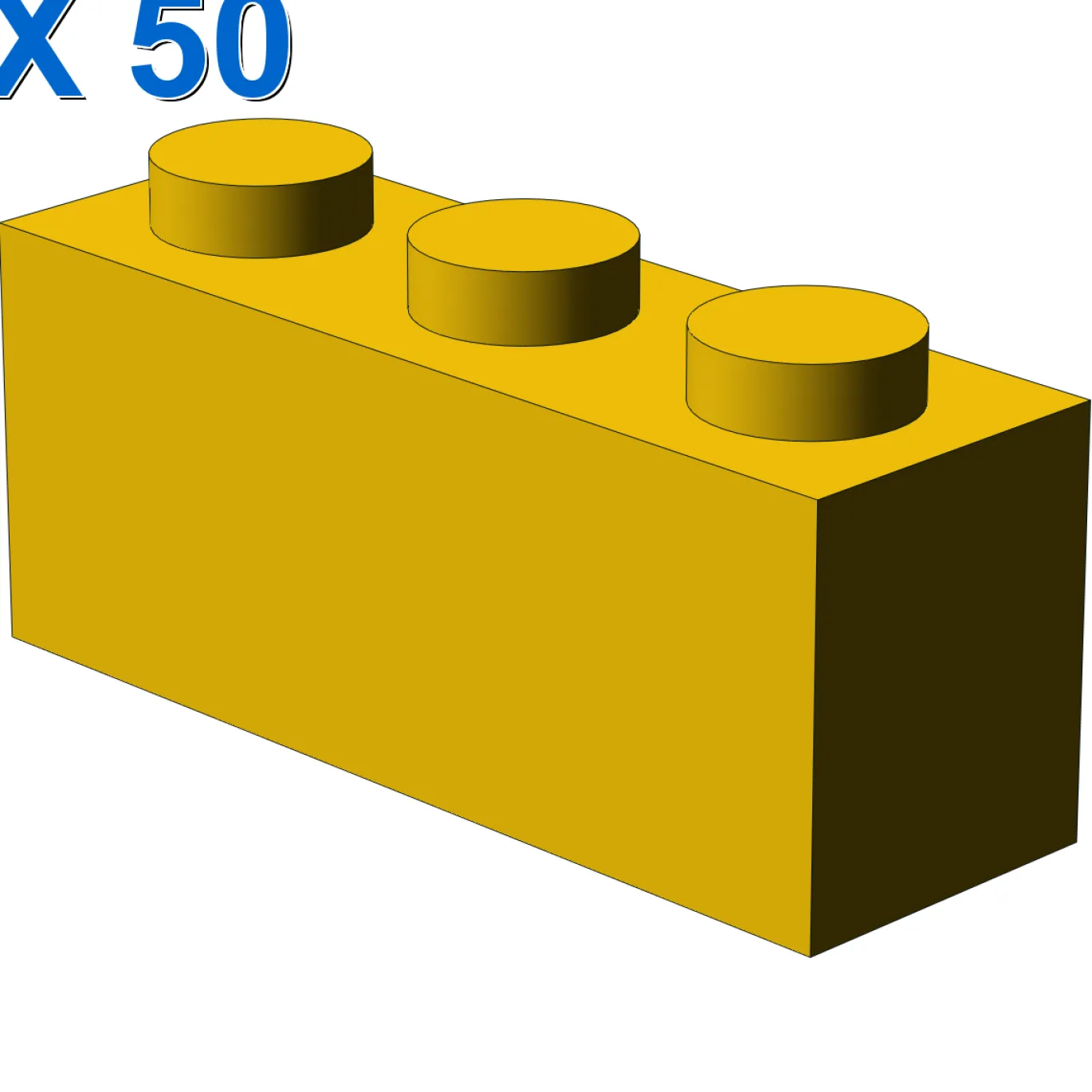 BRICK 1X3 X 50