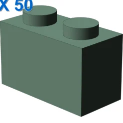 BRICK 1X2 X 50