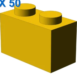 BRICK 1X2 X 50