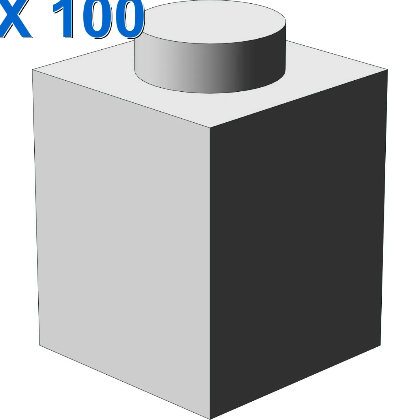 BRICK 1X1 X 100