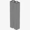 BRICK 1X2X5 W. GROOVE X 15