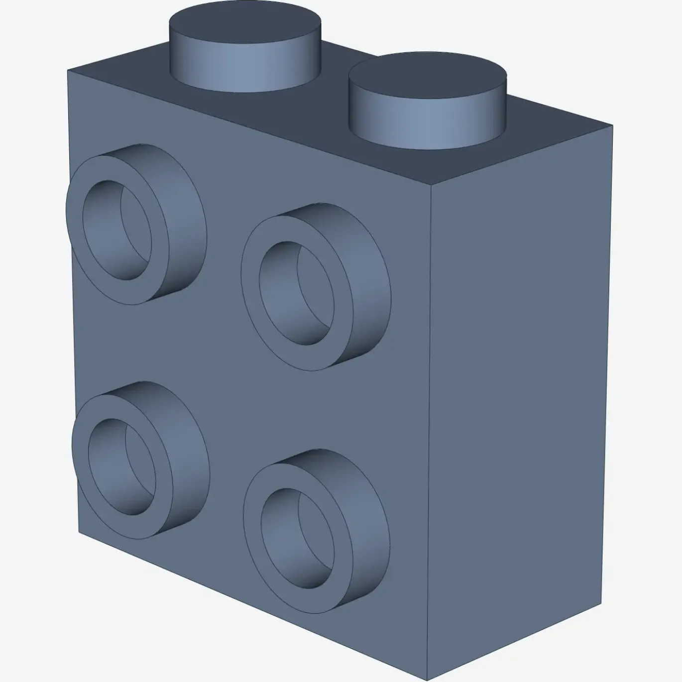 BRICK 1X2X1 2/3 W/4 KNOBS X 50