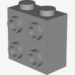 BRICK 1X2X1 2/3 W/4 KNOBS X 50