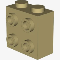 BRICK 1X2X1 2/3 W/4 KNOBS X 50