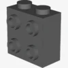 BRICK 1X2X1 2/3 W/4 KNOBS X 50
