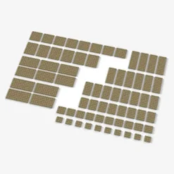 Brix Große Plates, gemischt, beige (Tan)