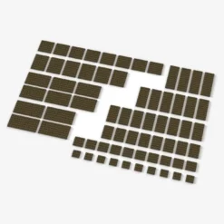 Brix Große Plates, gemischt, dunkelbeige (Dark Tan)