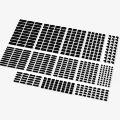 Brix Kleine Plates, gemischt, schwarz