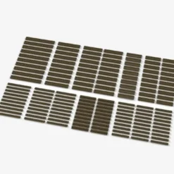 Brix Lange Plates, gemischt, dunkelbeige (Dark Tan)