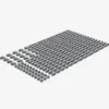 Brix 200 Stück, 1er Steine gemischt, Light Bluish Gray